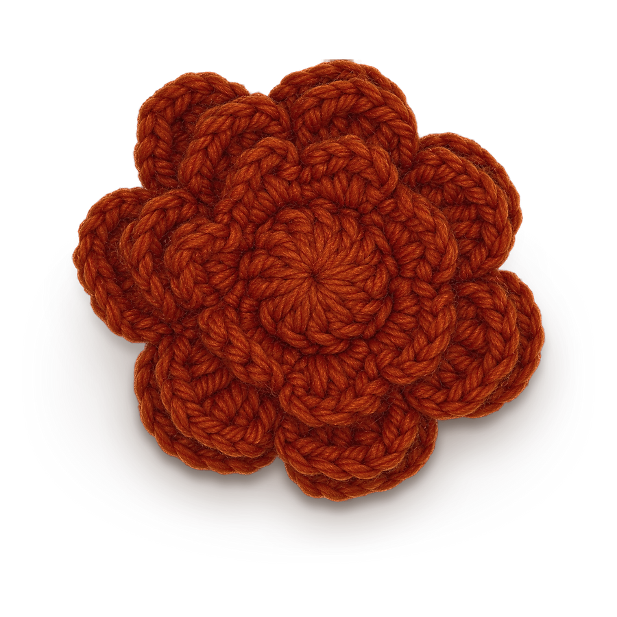 Fleur Camélia LEZARE en crochet