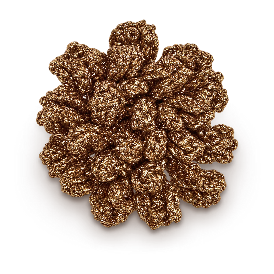 Fleur Marigold LEZARE en crochet