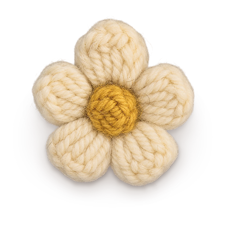 Fleur Paquerette LEZARE en crochet